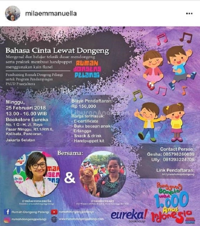 Workshop Mendongeng "Bahasa Cinta Lewat Dongeng"