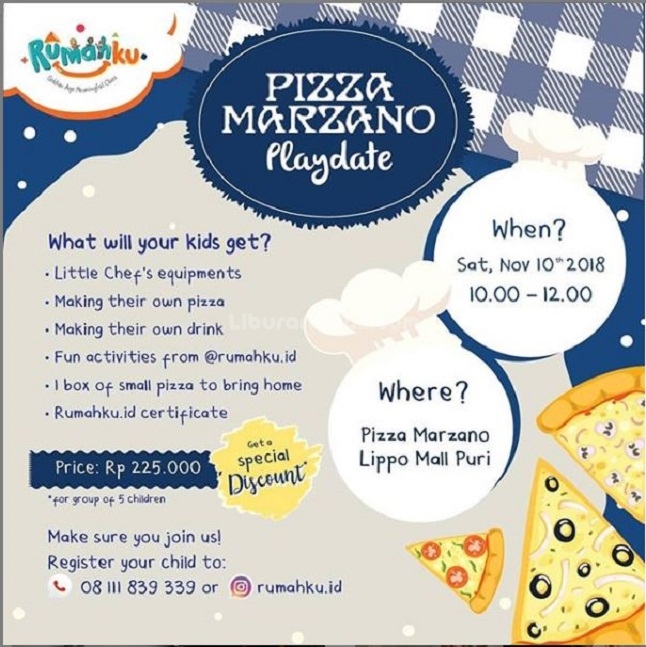 Pizza Marzano Playdate at Lippo Mall Puri