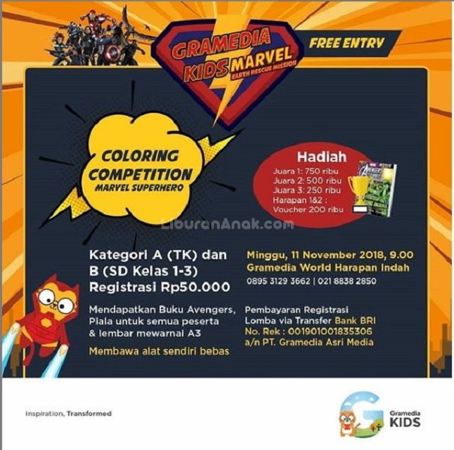 Coloring Competition Marvel Superhero