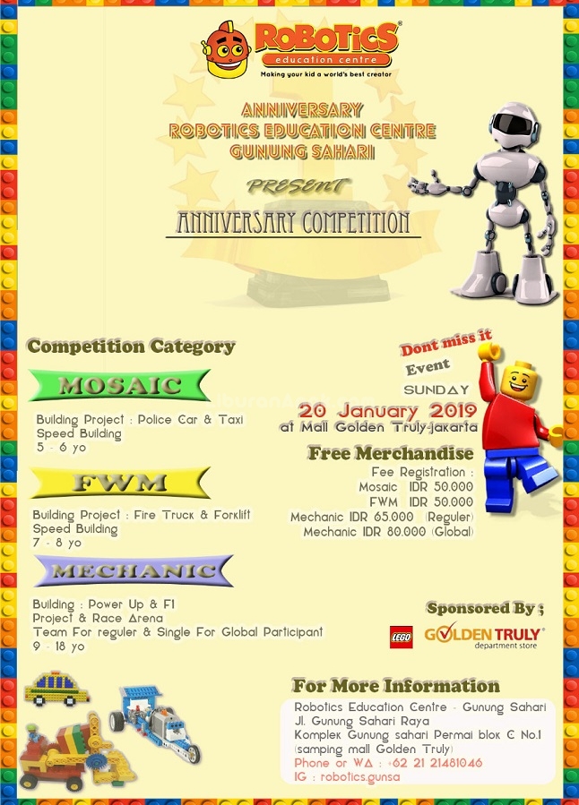Anniversary Competition Robotics Gunung Sahari