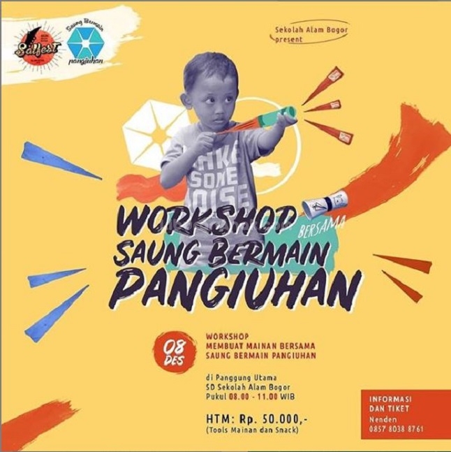Workshop bersama Saung Bermain Pangiuhan