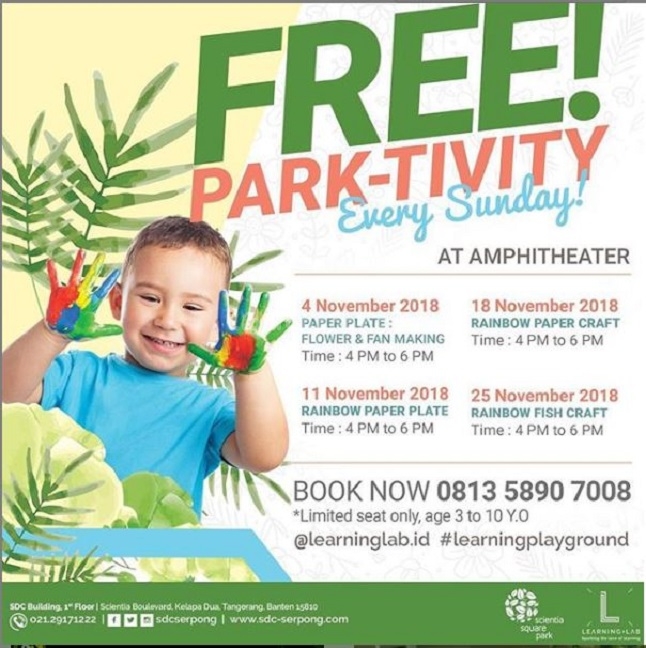 Park-Tivity Every Sunday at Scientia Square Park