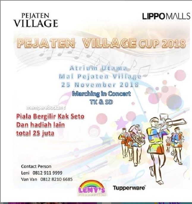 Marching in Concert at Pejaten Village