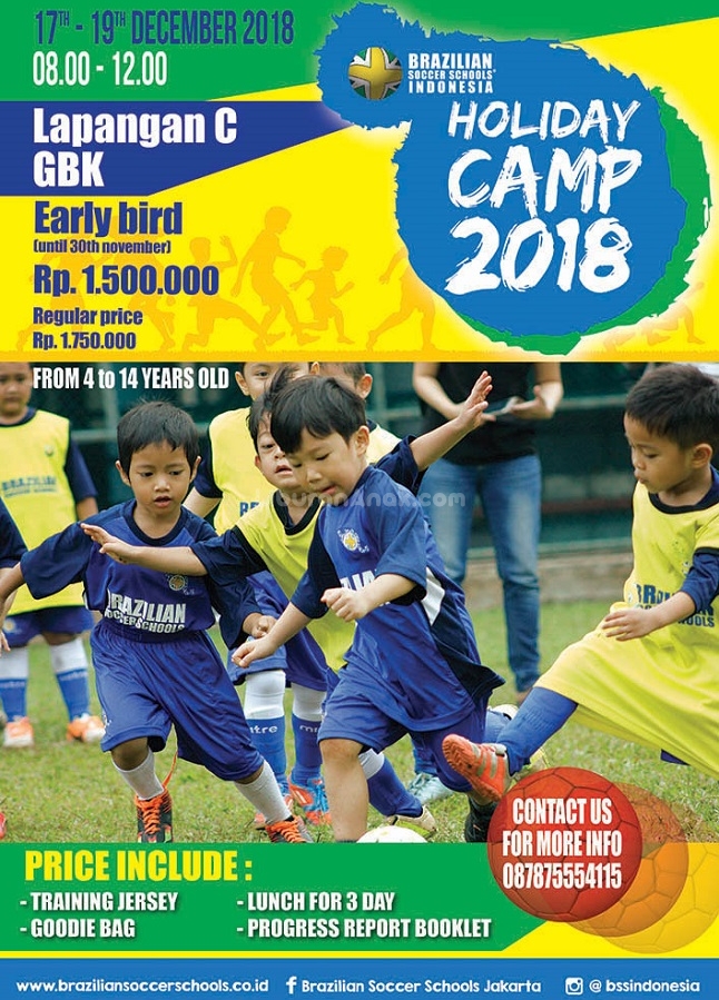 Holiday Camp 2018 - Brazilian Soccer Schools