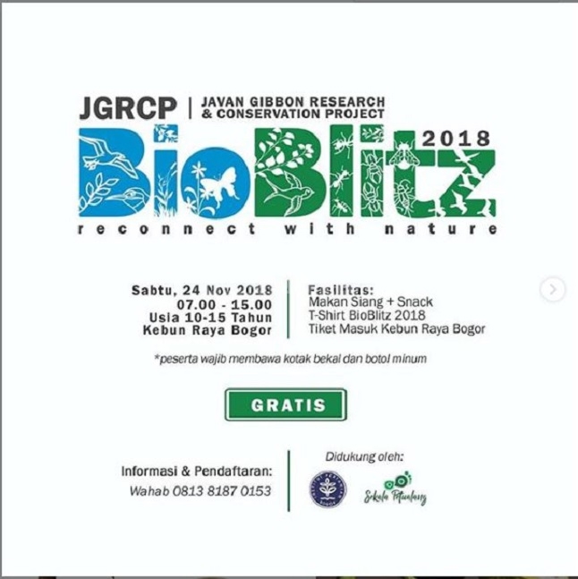 BioBlitz 2018 di Kebun Raya Bogor