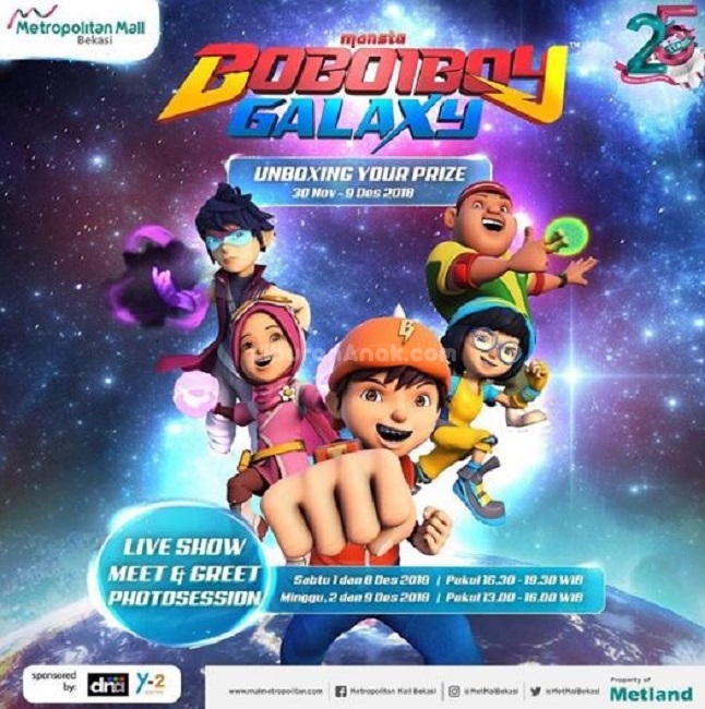 Unboxing Your Prize with Boboiboy Galaxy at Metropolitan Mall Bekasi