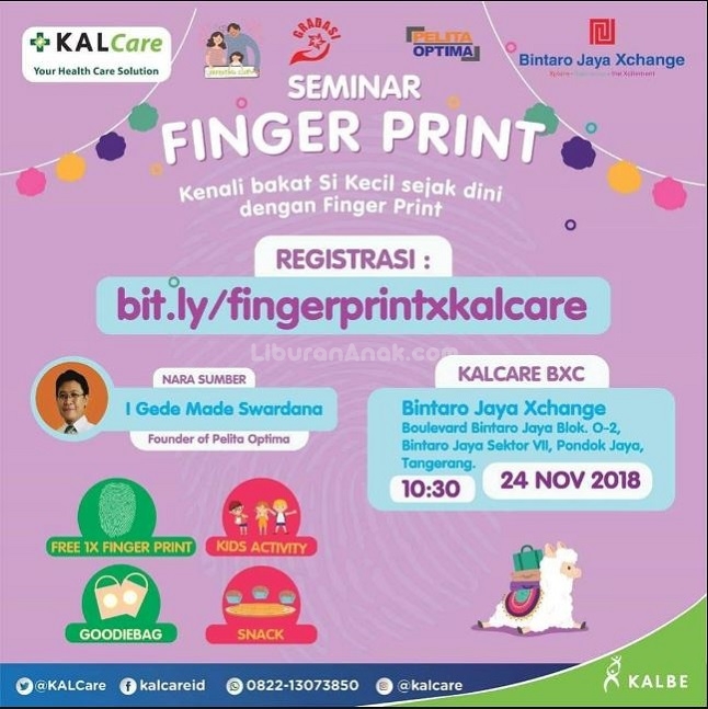 Seminar Finger Print di Bintaro Jaya Exchange