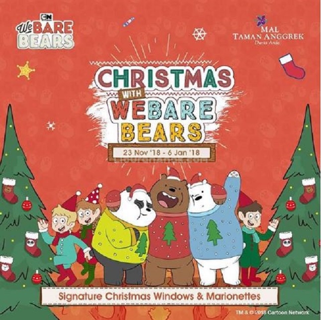 Christmas With We Bare Bears at Mall Taman Anggrek