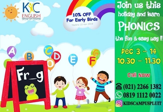 Happy Phonics di Kids Campus Pluit