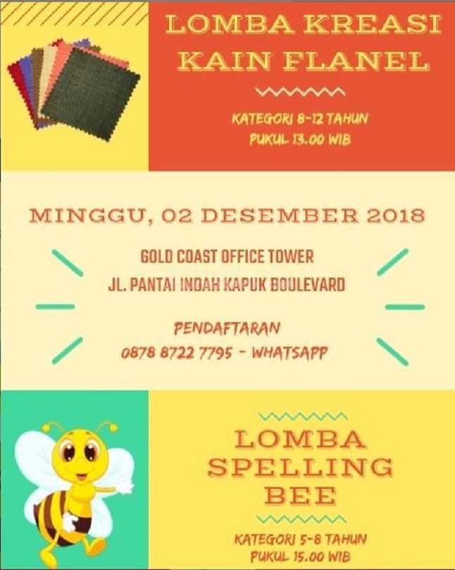 Lomba Kreasi Kain Flanel