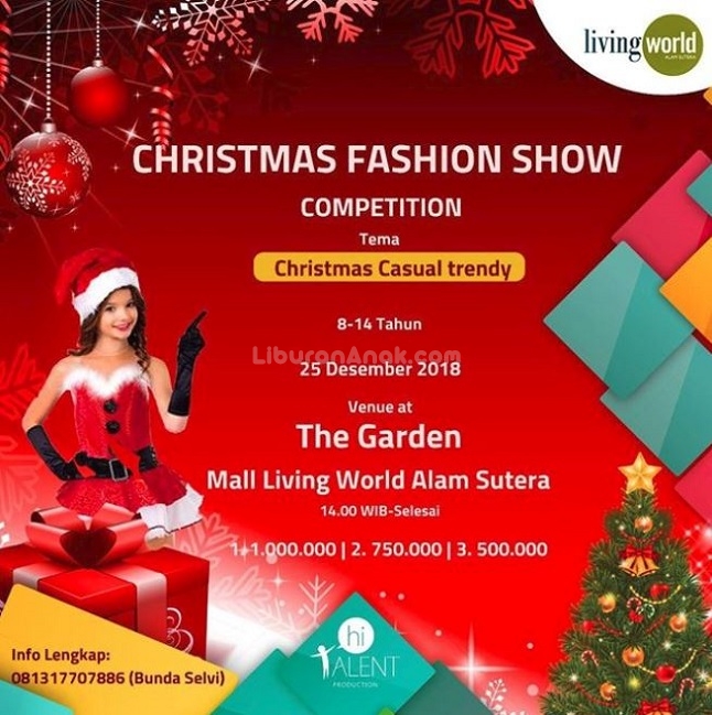 Christmas Fashion Show Competition at Living World Alam Sutera
