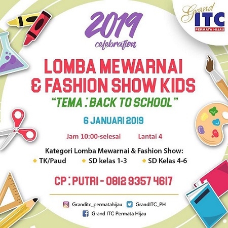 Lomba Mewarnai & Fashion Show Kids di Grand ITC Permata Hijau