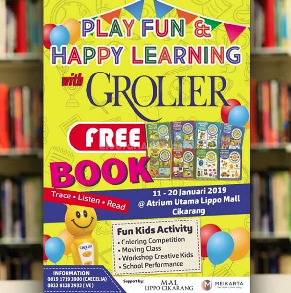 Play Fun & Happy Learning with Grolier di Mal Lippo Cikarang