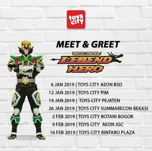 Meet and Greet With the Legend Hero from Toys City