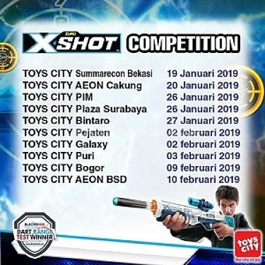XShot competition from Toys City