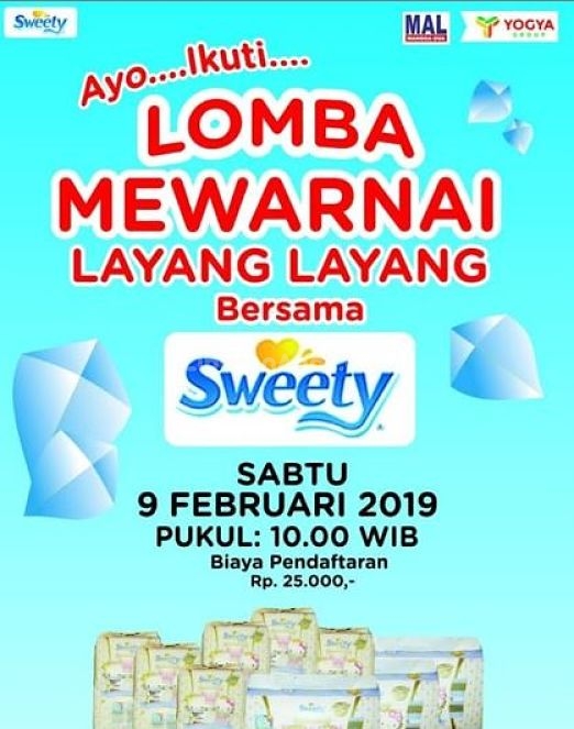 Sweety and Coloring Competition at Mangga Dua Mall
