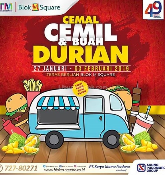Cemal Cemil Durian Fruit on Blok M Square