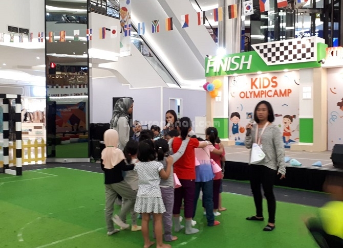 Liputan Wawancara di Event "Kids Olympic Camp"