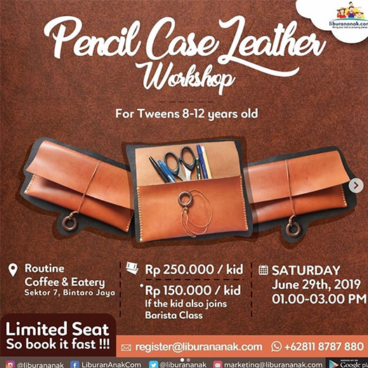 Leather Pencil Case Workshop