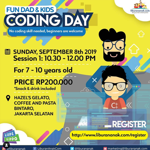 Fun Dad & Kid Coding Day
