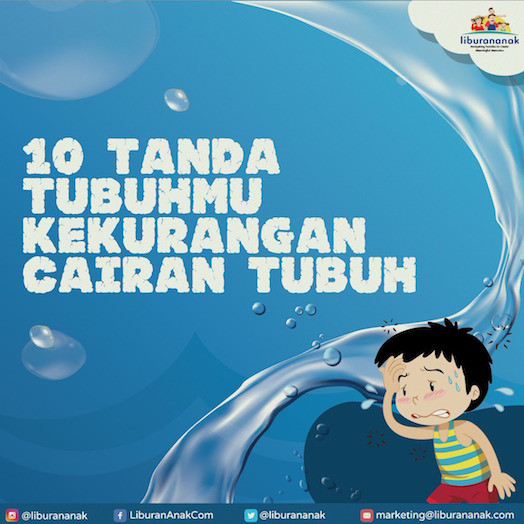 10 Tanda Tubuhmu kekurangan cairan tubuh