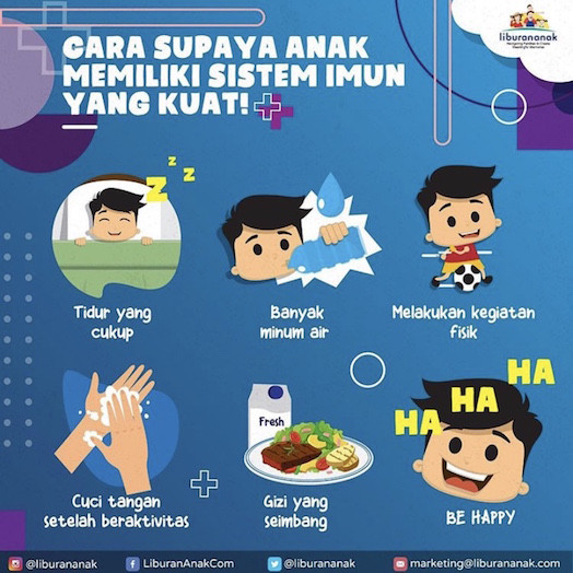 Cara Supaya Anak Memiliki Sistem Imun yang Kuat