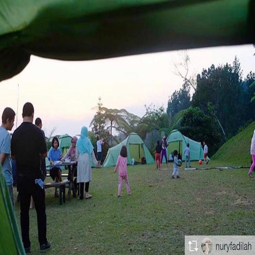 Glamping asik di Tanakita Camping Ground
