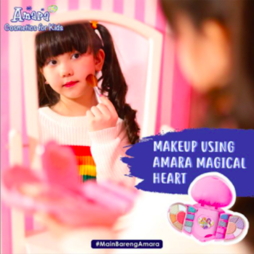 Belajar & Bermai Makeup Bersama Si Kecil, Ternyata Bagus untuk Pertumbuhan Syaraf Motorik Anak Lho Moms!!